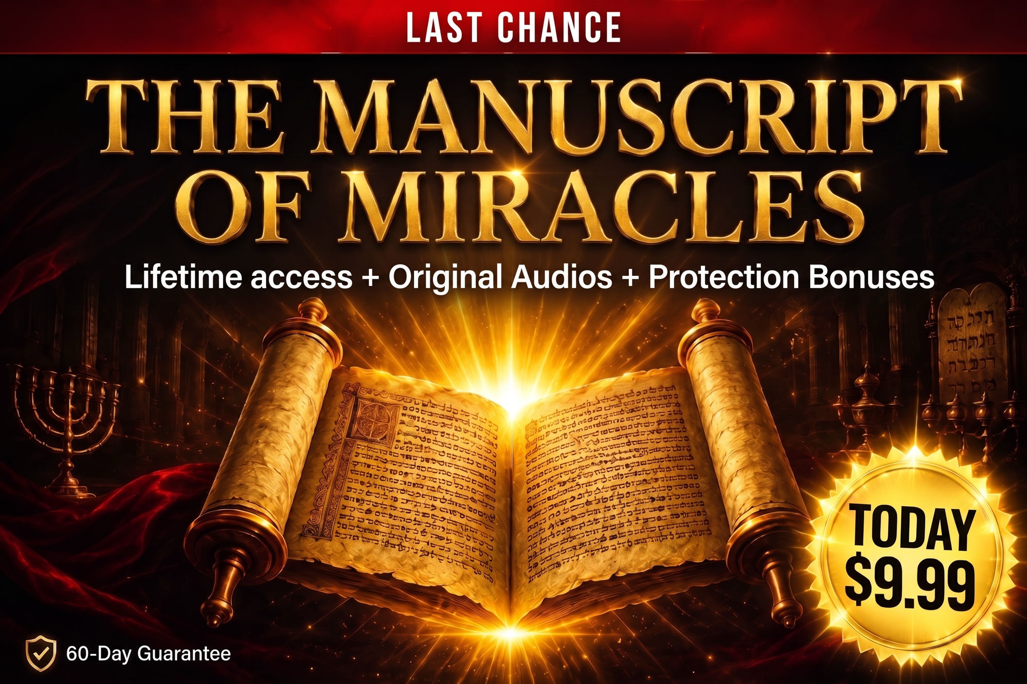Exclusive offer — Manuscript of Miracles